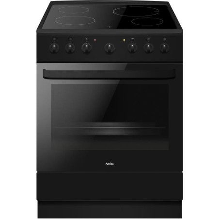 Cerankochfeld – AMICA – ACV6003RN – 4 Kochzonen – 1500 W – 60 cm – Schwarz