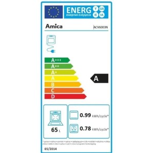 Cerankochfeld – AMICA – ACV6003RN – 4 Kochzonen – 1500 W – 60 cm – Schwarz