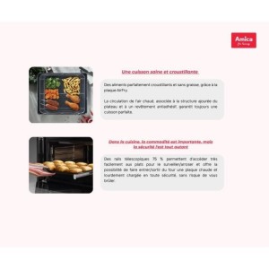 Cerankochfeld – AMICA – ACV6003RN – 4 Kochzonen – 1500 W – 60 cm – Schwarz
