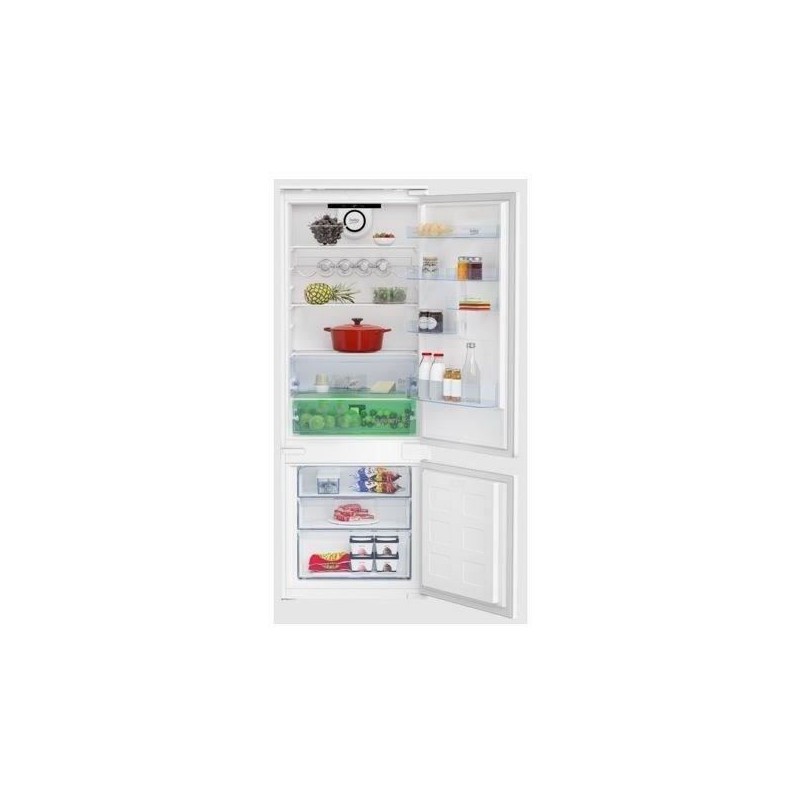Réfrigérateur encastrable BEKO - Technologie Harvestfresh - 2 portes - 400L - Froid brassé