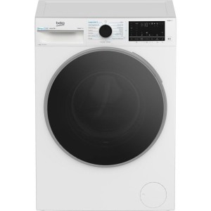 Lave-linge hublot BEKO B7WFU39411WDOS Série bPro 700 - 9 kg - Induction - L60cm - 1400 trs/min - Classe A - Autodose - Blanc