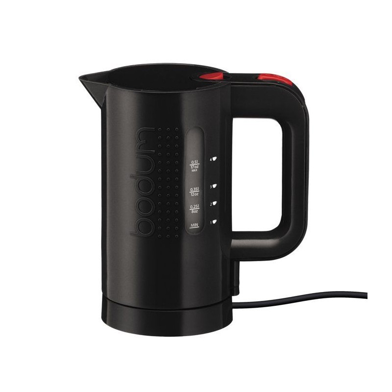 Bouilloire électrique - BODUM - BISTRO - 700 W - 0,5 L - Noir