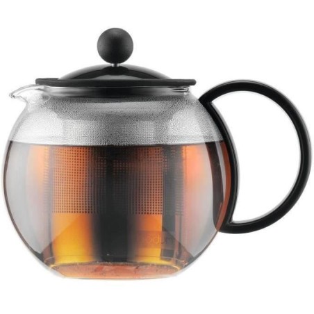 ASSAM - THEIERE EIN PISTON BODUM, Plastikabdeckung, Edelstahlfilter, 0,5 l