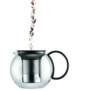 ASSAM - THEIERE EIN PISTON BODUM, Plastikabdeckung, Edelstahlfilter, 0,5 l