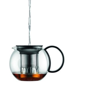 ASSAM - Théiere a piston BODUM , couvercle plastique, filtre en inox, 0.5 l