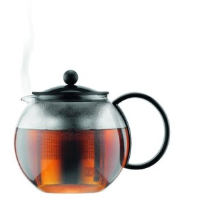 ASSAM - THEIERE EIN PISTON BODUM, Plastikabdeckung, Edelstahlfilter, 0,5 l