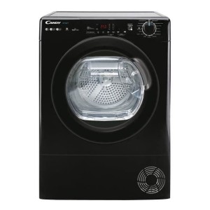 CANDY CSEH10A2DBEBX-47 Smarter Wärmepumpentrockner - 10 Kg - Standardmotor - Klasse A++ - Verbunden - Schwarz