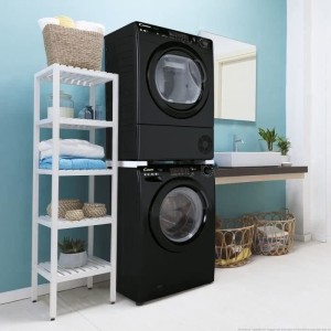 CANDY CSEH10A2DBEBX-47 Smarter Wärmepumpentrockner - 10 Kg - Standardmotor - Klasse A++ - Verbunden - Schwarz