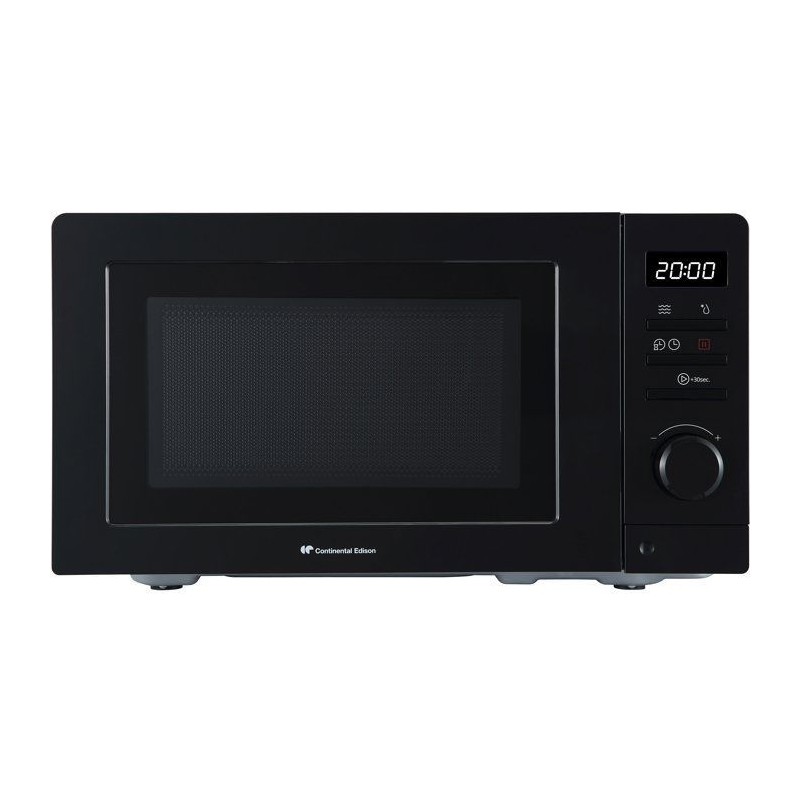 Mikrowelle – CONTINENTAL EDISON – CEMO20DB – Schwarz – 1050 W – 20 l – 43,4 x 32,9 x 24,1 cm