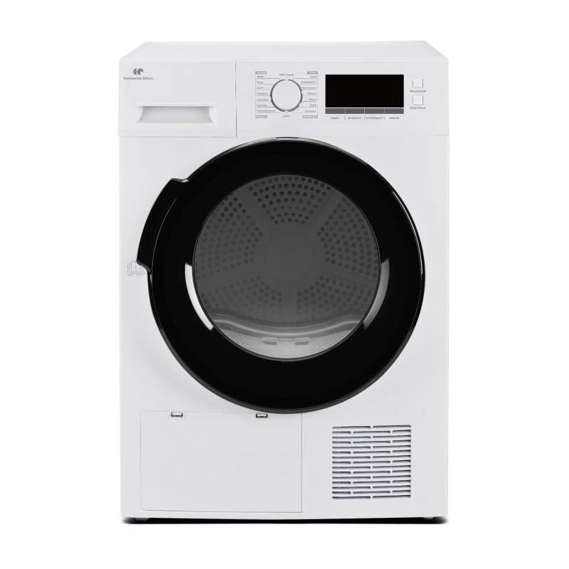 Seche-linge pompe a chaleur CONTINENTAL EDISON CESL8PCWD - 8 kg - 60 cm - Classe D - Blanc