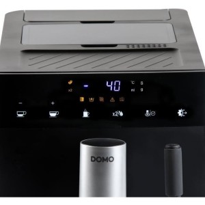 Automatische Espressomaschine mit Mahlwerk - DOMO - DO1150K - 1350 W - 19 bar - 125 g Kaffee - Schwarz
