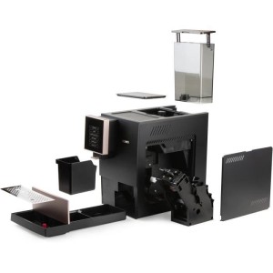 Automatische Espressomaschine mit Mahlwerk - DOMO - DO743K - 1350 W - 19 bar - 125 g Kaffee - Schwarz