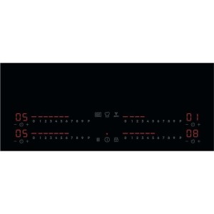 Induction hob - ELECTROLUX - 4 burners including adjustable left zone - 58 x 51 cm - EIV66453I