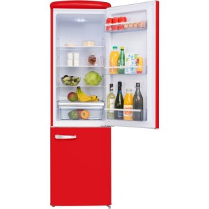 Réfrigérateur combiné - FRIGELUX - CB255RRA++ - 2 portes - 255 L - 55 x 57,5 x 181 cm - Rouge