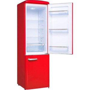 Réfrigérateur combiné - FRIGELUX - CB255RRA++ - 2 portes - 255 L - 55 x 57,5 x 181 cm - Rouge