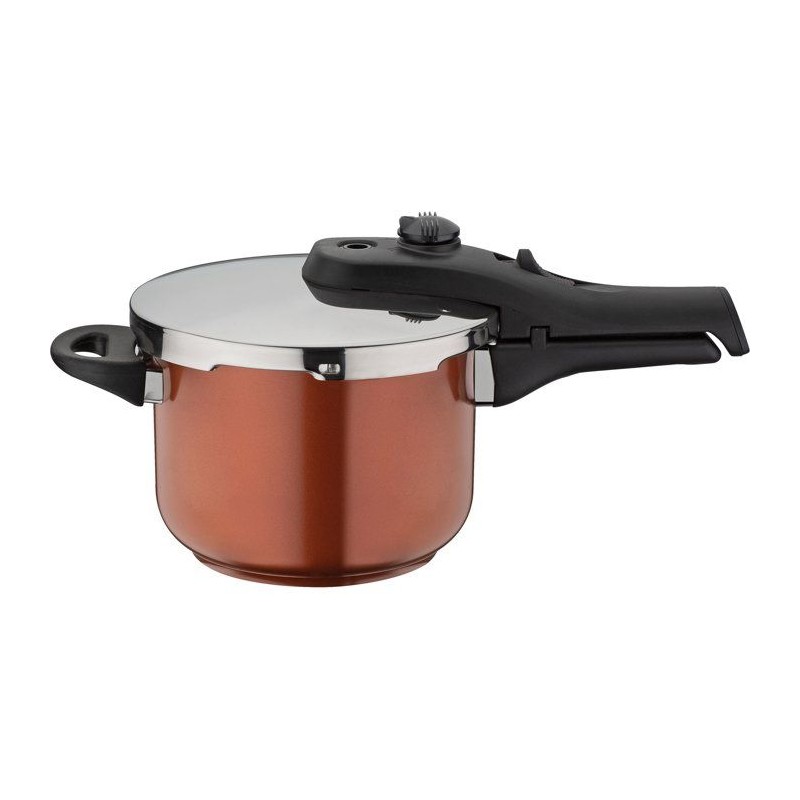 Autocuiseur - GSW - RAPID - Tous feux dont induction - Ø 18 cm - 3,2 L - Acier inoxydable - Bronze