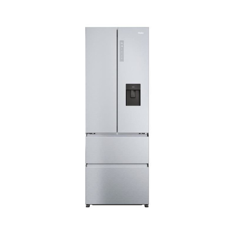 Mehrtüriger Kühlschrank – HAIER – HFR5720EWMG – Klasse E – 477 l (337+140) – 37 dB – Silber