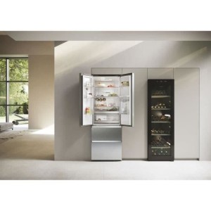 Mehrtüriger Kühlschrank – HAIER – HFR5720EWMG – Klasse E – 477 l (337+140) – 37 dB – Silber