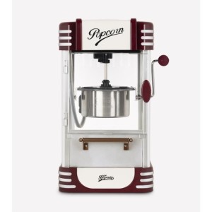Machine a popcorn HKoeNIG - POP330 - Design retro - Capacité 50g - Lumiere intérieure de maintien au chaud - 360W