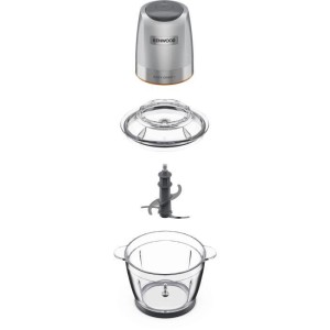 KENWOOD CHP62.400S Easy Chop+ Mini Chopper - 4 stainless steel blades - 600 ML - 2 speeds