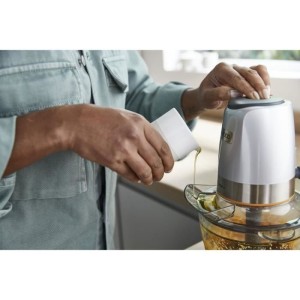 KENWOOD CHP62.400SI Multifunktionsroboter – 2 Geschwindigkeiten – 500 W – Gesamtkapazität von 1,2 l + Zubehör