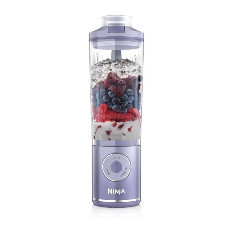 Tragbarer Mixer NINJA Blast Max – BC251EULD – 530-ml-Schüssel – 2 Std. Akkulaufzeit – kabellos – BPA-frei – Lavende