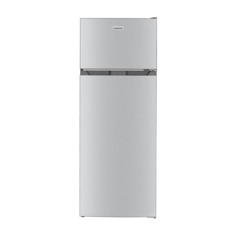 Réfrigérateur congélateur haut OCEANIC OCEAF2D206S3 - 2 Portes - 206L - Froid statique - Silver