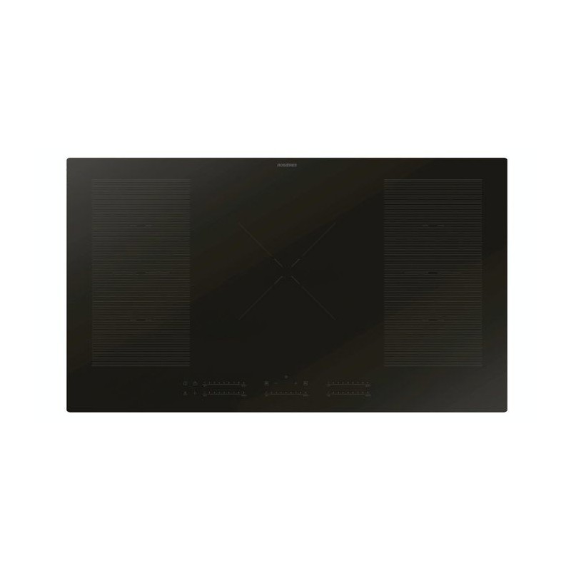 Plaque de cuisson induction ROSIERES RIFS954MCTT - Double flex + 1 zone 28cm - 5 foyers - 7400 W - L 90cm