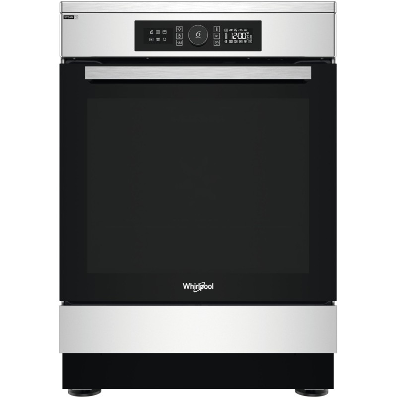 Cuisiniere a induction - WHIRLPOOL - WS68IB8ACX/FR/1 - 4 foyers - 2900 W - L60 cm - Inox