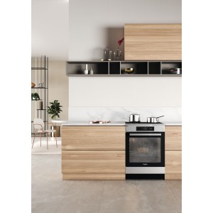 Cuisiniere a induction - WHIRLPOOL - WS68IB8ACX/FR/1 - 4 foyers - 2900 W - L60 cm - Inox