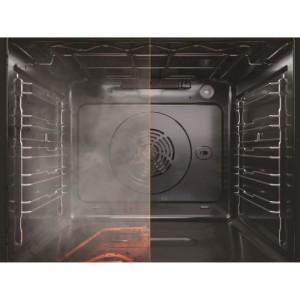 Einbaubackofen - Multifunktion Pyrolyse-Hydrolyse - Umluft - WHIRLPOOL - AKZ9S8270NB - Schwarz - Kalte Tür - 73 L - A+