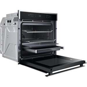 Einbaubackofen – Pyrolyse-Selbstreinigung – WHIRLPOOL – WOI68PT1SXAF – Edelstahl – 73 l – 59,5 x 56,4 x 59,7 cm