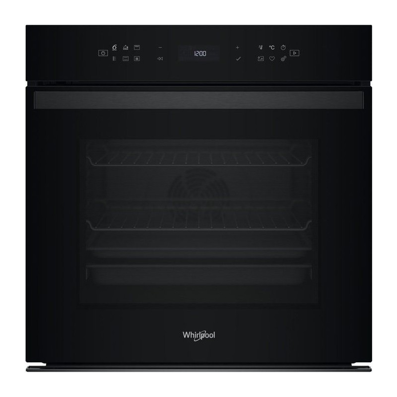 Einbaubackofen – Pyrolyse + Hydrolyse – WHIRLPOOL – WOI68PT1SBAF – Schwarz – Kalte Tür – 73 l – 59,5 x 56,4 x 59,