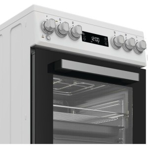Cerankochfeld – WHIRLPOOL – W5V5LCW – 4 Kochzonen – 7900 W – 50 cm breit – Weiß