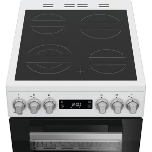Cerankochfeld – WHIRLPOOL – W5V5LCW – 4 Kochzonen – 7900 W – 50 cm breit – Weiß