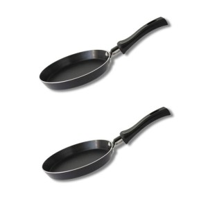 Ensemble de 2 mini poele a crepe - ELO - Jewel de Luxe - Ø 14 cm - Revetement céramique