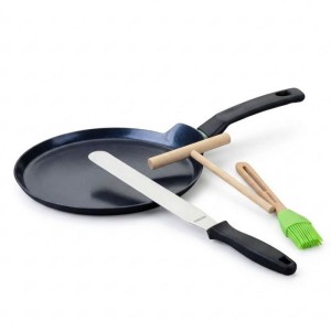 Candlemas-Crêpe-Maker-Set - FACKELMANN - BRANDAO - Ø 26 cm - 3 Utensilien