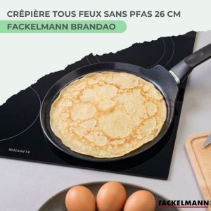 Set chandeleur crepiere - FACKELMANN - BRANDAO - Ø 26 cm - 3 ustensiles