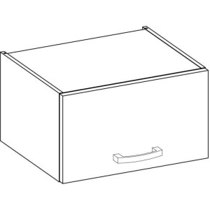 Kipptüren-Abzugsschrank - Sonoma Eiche Dekor - L 60 x 31,6 x H 36 cm - LASSEN
