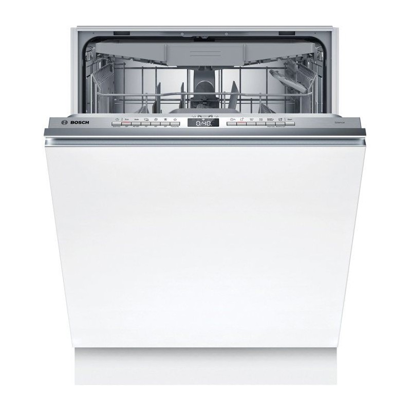 Bosch SBH4HVX14E SER4 Geschirrspüler, vollintegriert – 14 Maßgedecke – 60 cm breit (extra hoch) – 46 dB – Schiebetür