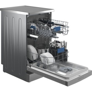 BEKO BDFS15030X Standgeschirrspüler – 10 Maßgedecke – Induktion – 45 cm breit – 47 dB(A) – Energieeffizienzklasse D