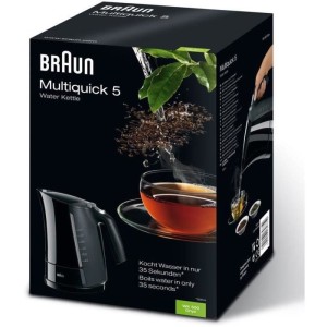 BRAUN WK500BK Wasserkocher Multiquick 5 - 1,6 L - Schwarz