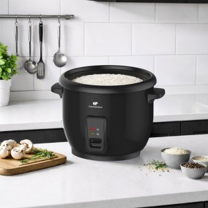 Reiskocher - CONTINENTAL EDISON - CECR18B - 700 W - 1,8 l - Mit Dampfkorb - Warmhaltefunktion - Edelstahl