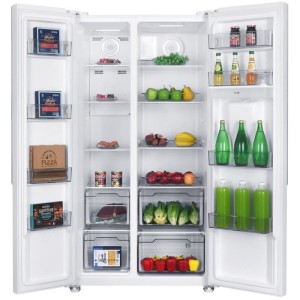 Amerikanischer Kühlschrank - Continental Edison - CERA532NFWD - 2 Türen - 529 L - L90 x 177 cm - Klasse D - Weiß