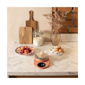 Balance de cuisine électronique - LIVOO - DOM493T - Max. 5 kg - 4 unités de mesure - Touches sensitives - Ecran LCD rétroécl