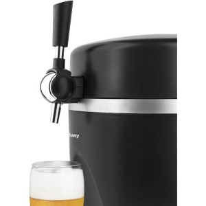 WEASY PINT568 - Bierzapfanlage 5L - Temperatur 3° bis 6°C - 60W - Griff und abnehmbare Abtropfschale - Rutschfeste Füße