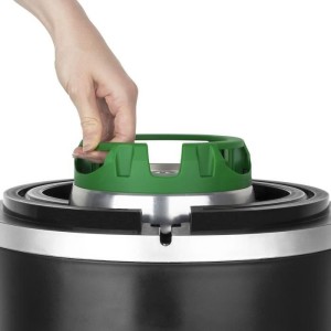 WEASY PINT568 - Bierzapfanlage 5L - Temperatur 3° bis 6°C - 60W - Griff und abnehmbare Abtropfschale - Rutschfeste Füße