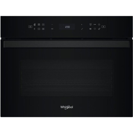 Micro-ondes combiné encastrable - WHIRLPOOL - WCW6O7HTBF - Noir - 59,5 x 55,4 x 45,5 cm