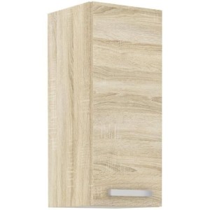 Hochschrank mit 1 Flügeltür - Sonoma Eiche Dekor - L 30 x T 31,6 x H 72cm - LASSEN