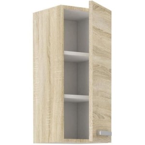Hochschrank mit 1 Flügeltür - Sonoma Eiche Dekor - L 30 x T 31,6 x H 72cm - LASSEN
